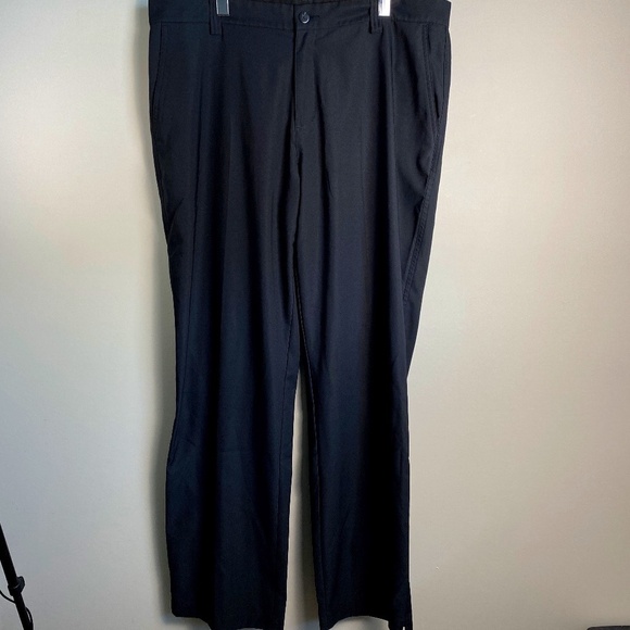 Adidas Men's Black Performance Lightweight Activewear Climalite Golf Pants 38 - Picture 1 of 15